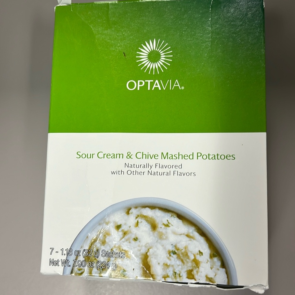 Optavia sour cream & chive mashed potatoes